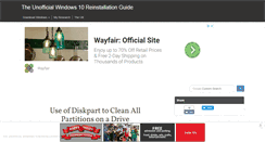 Desktop Screenshot of dellwindowsreinstallationguide.com